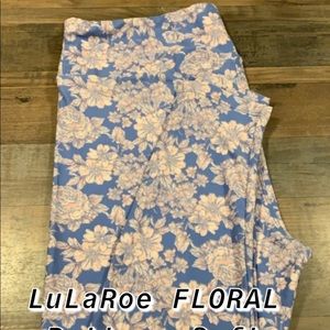 LULAROE FLORAL LEGGINGS (BRAND NEW)